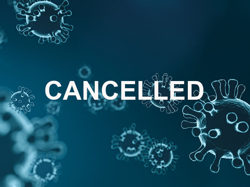 Cancelled with virus