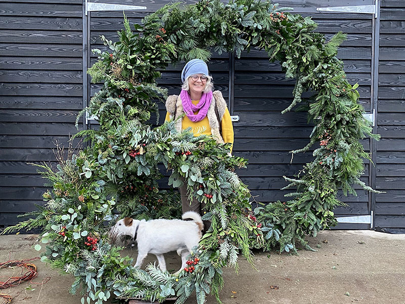 wreath with Fiona and dog crop for web