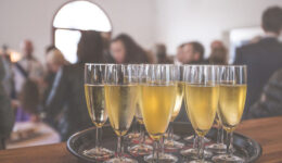 Wine glasses social event