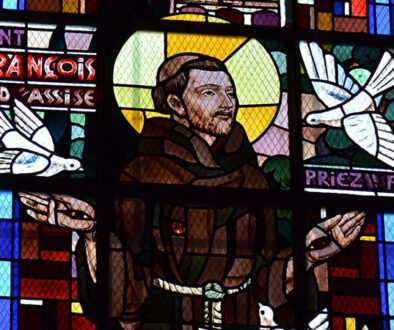 St Francis stained glass for web