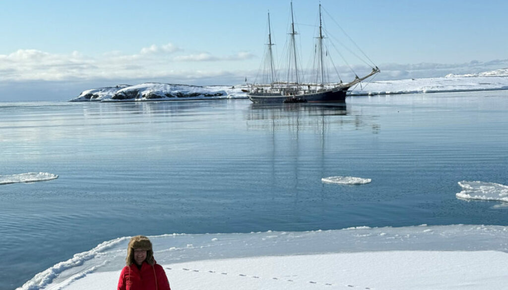 Alicia Pivaro in Arctic for Eventbrite