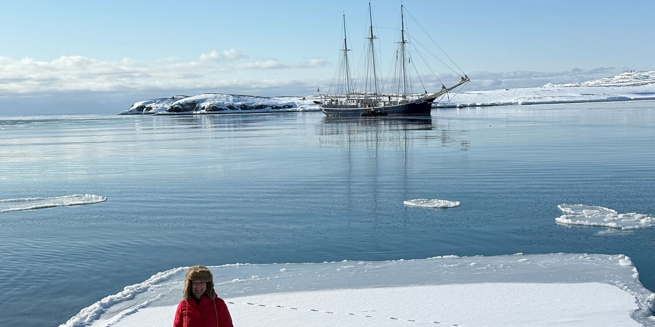 Alicia Pivaro in Arctic for Eventbrite