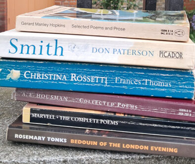 Poetry books outside 10A for web