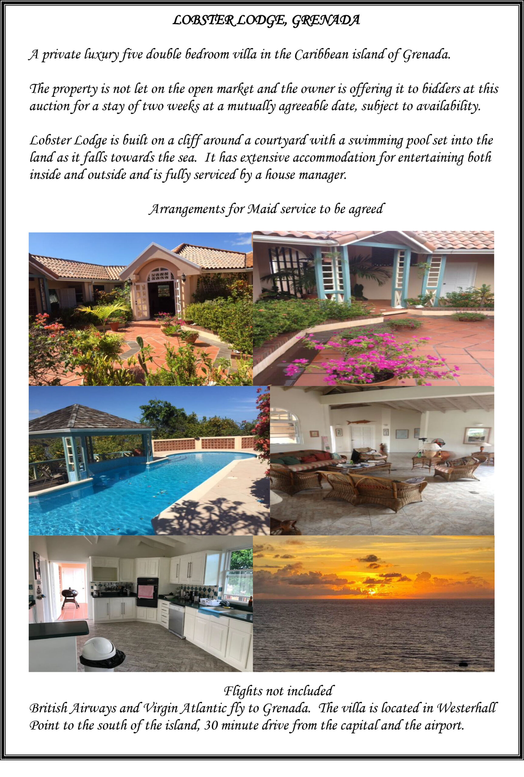 Two Weeks at Lobster Lodge, Grenada